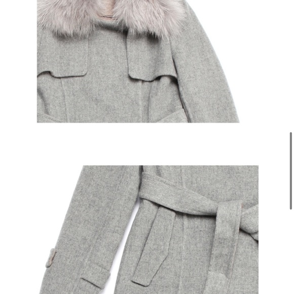 ROEM handmade TRENCH COAT, S, Grey - Picture 3 of 16